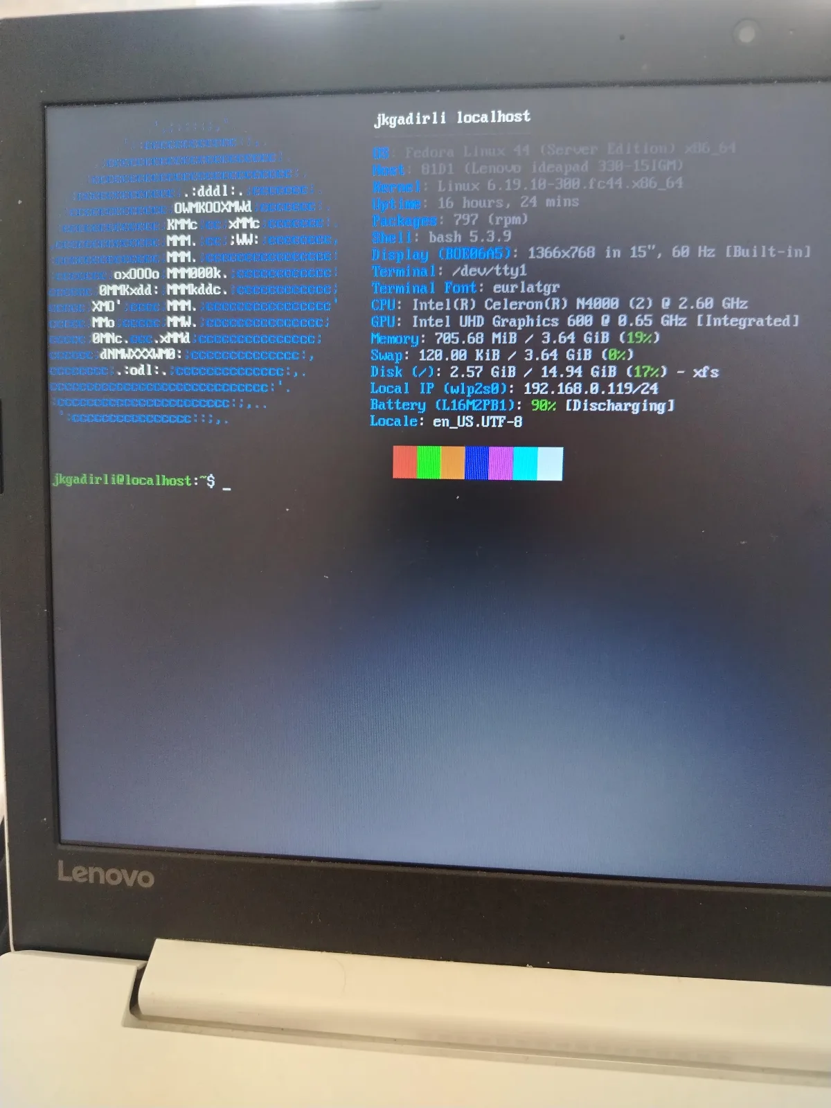 Fedora Server first meet